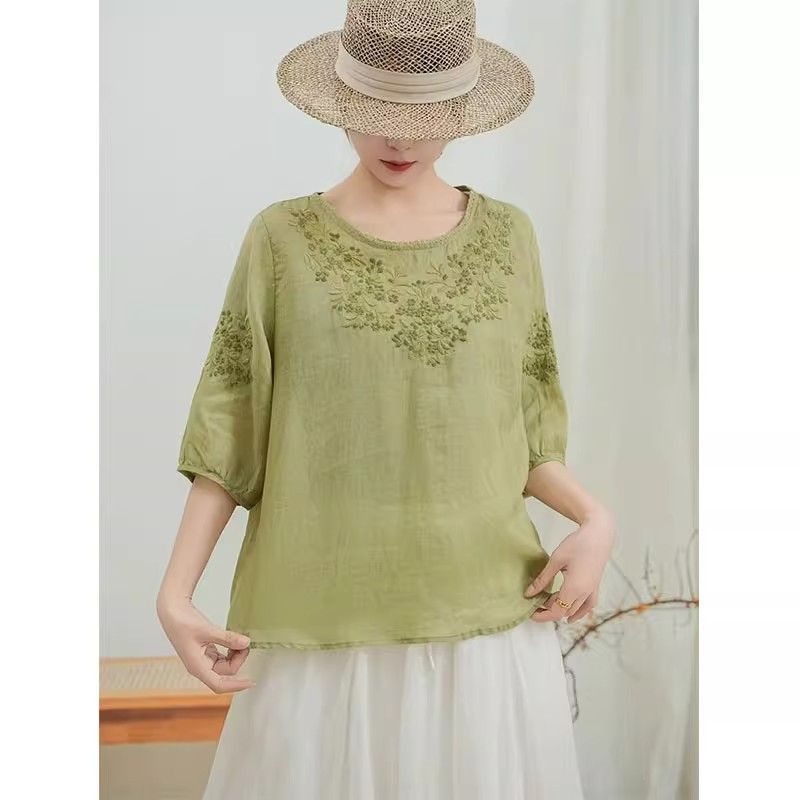 Summer-style Loose Slimming Pullover Top