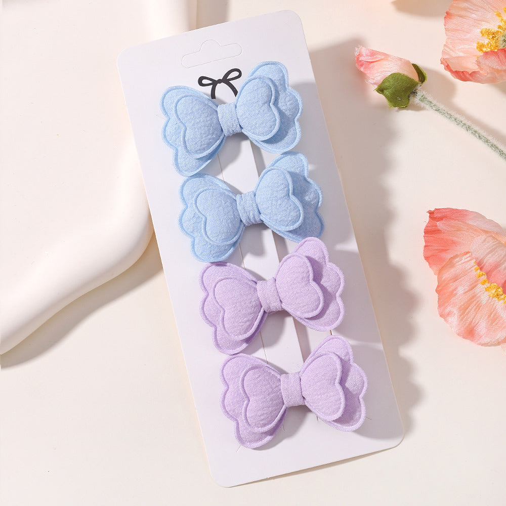Double Butterfly Barrettes Suit