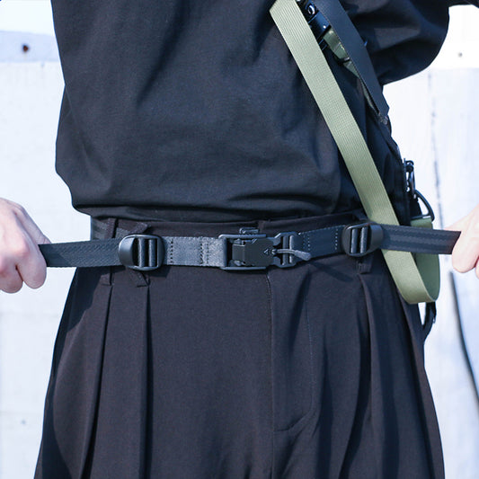 Adjustable Military Magnetic Buckle Double Streamer Buckle Tactical Belt