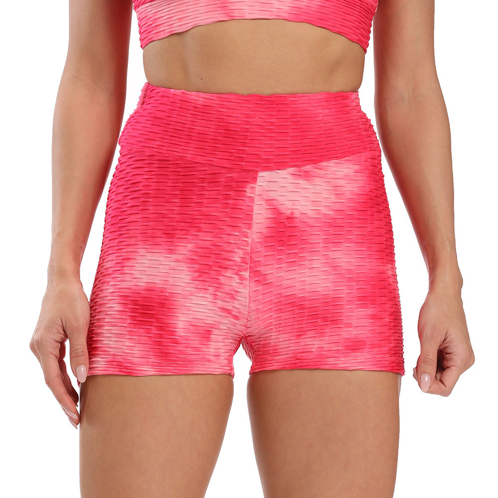 Women's Fashion Jacquard Tie-dye High-waisted Sports Yoga Pants