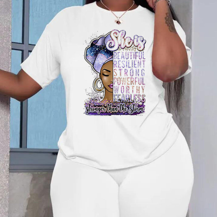 Summer New Short-Sleeve Shorts Set