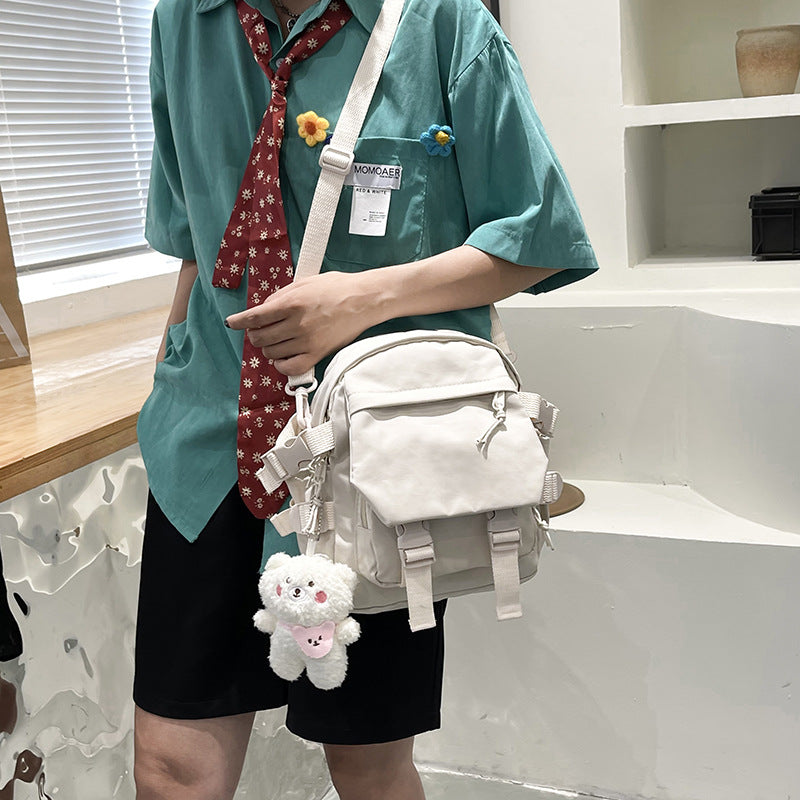 Korean Versatile Nylon Oxford Fabric Literature Backpack