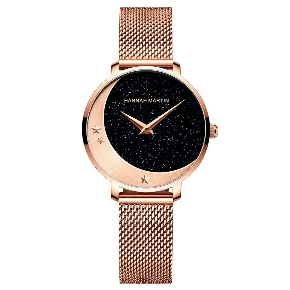 Starry Moon Quartz Watch