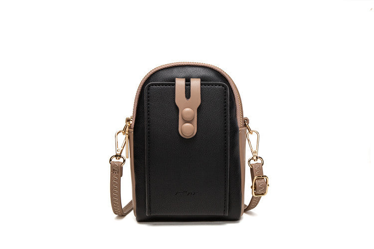 Mobile Phone Bag New Small  Vertical Zipper Ladies Shoulder Bag