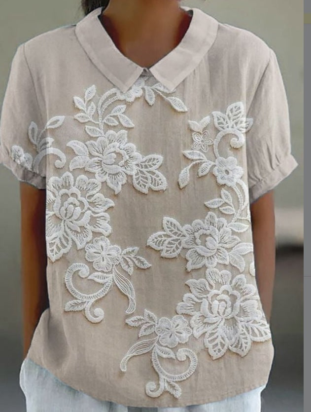 Summer Monsoon Short Sleeve Printing