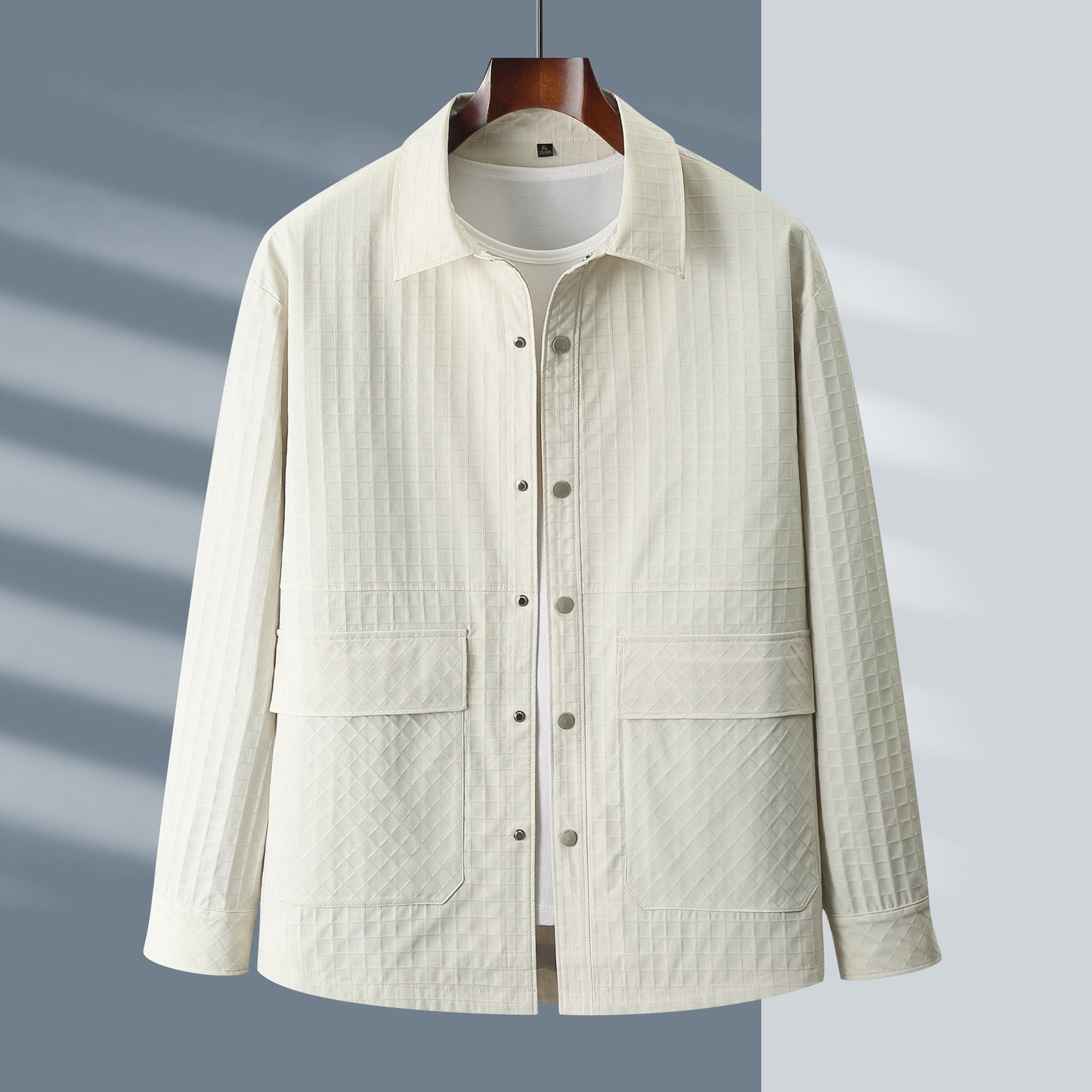 Plus Size Spring And Summer New Loose Casual Plaid Shirt Coat