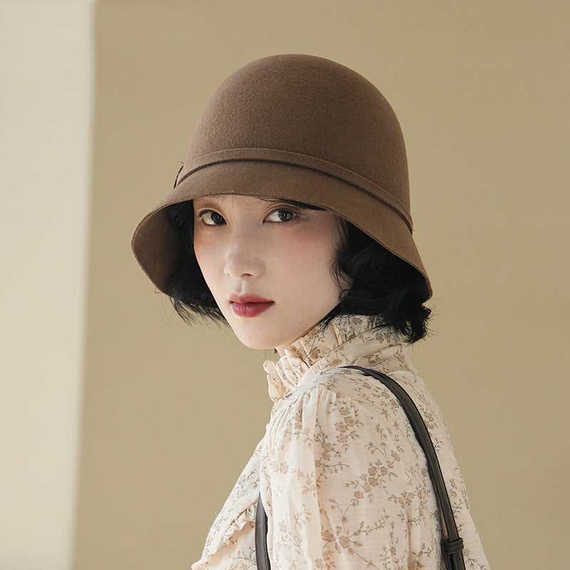 Retro Uld Tophat Dame Mode Uld Spandhat