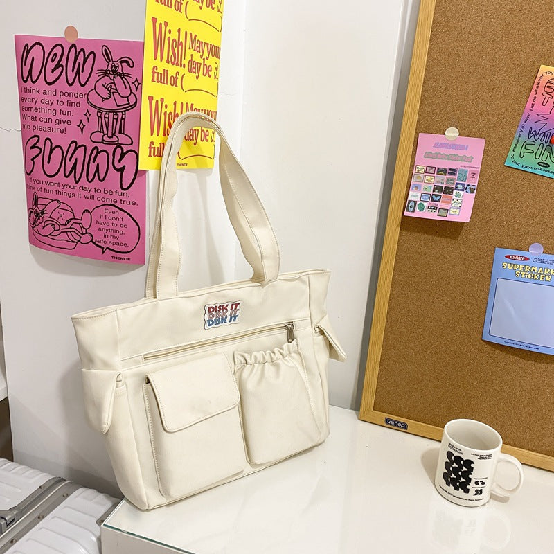 Women's Fashionable And Versatile Casual Solid Color Shoulder Bag