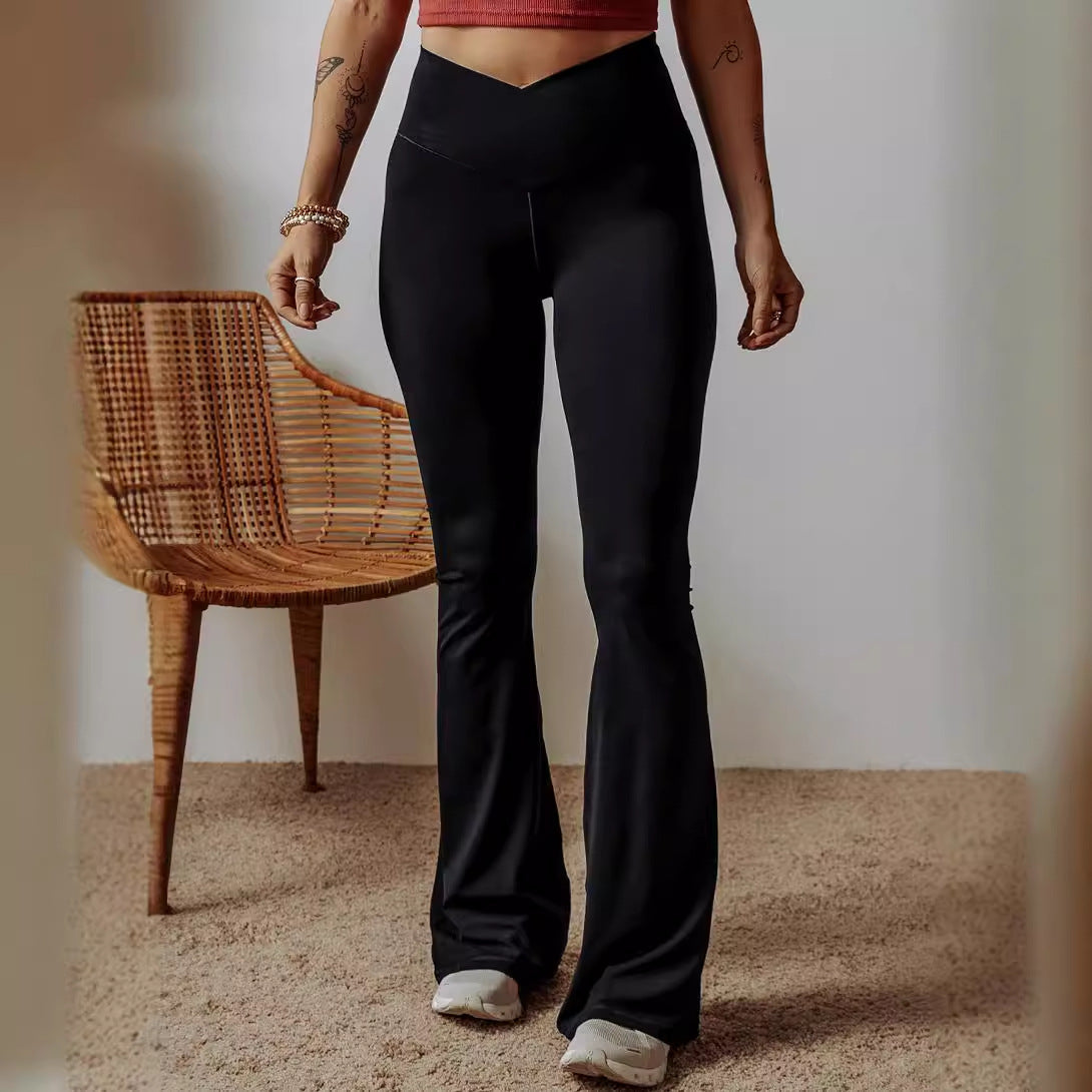 Autumn New Solid Color Casual Pants Women