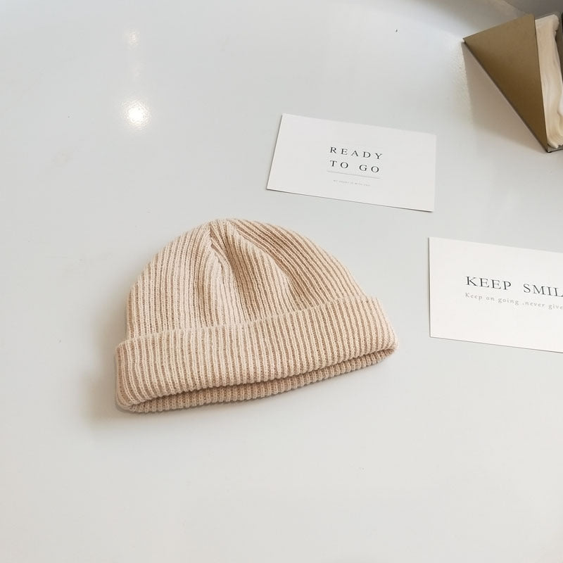 Women's Dome Short Knitted Wool Hat