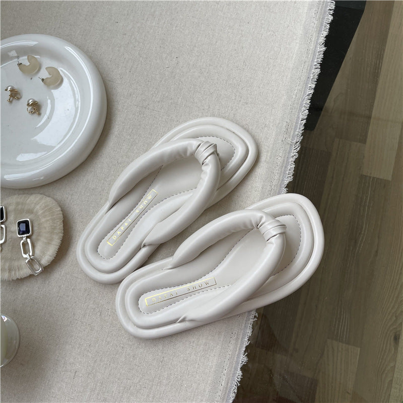 Flat-bottomed Soft Flip-flops For Women