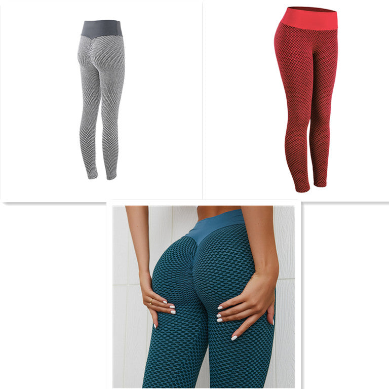 Ternede Leggings Fitness Yogabukser Til Kvinder Sømløse High Waist Leggings Åndbare Gym