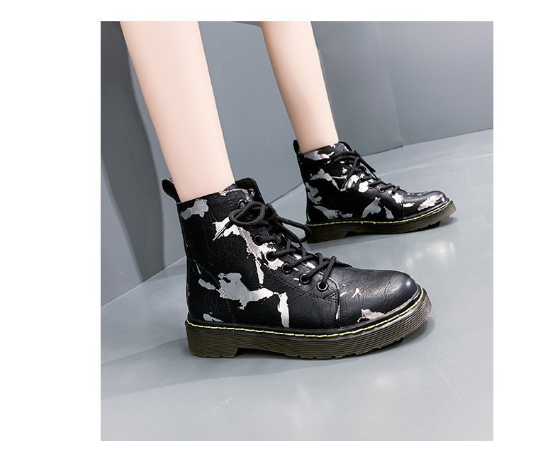 Spring And Autumn Single Boots Thick-Soled Ankle Boots