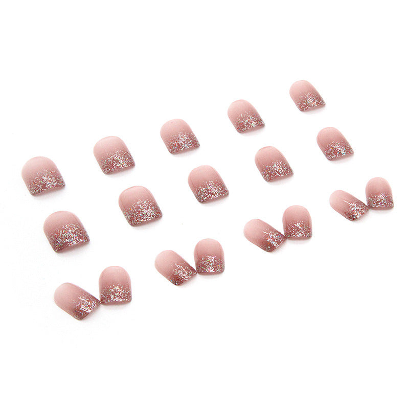 Wearable Fragment Short Magic Mirror Effect Powder Exquisite Nail Sticker