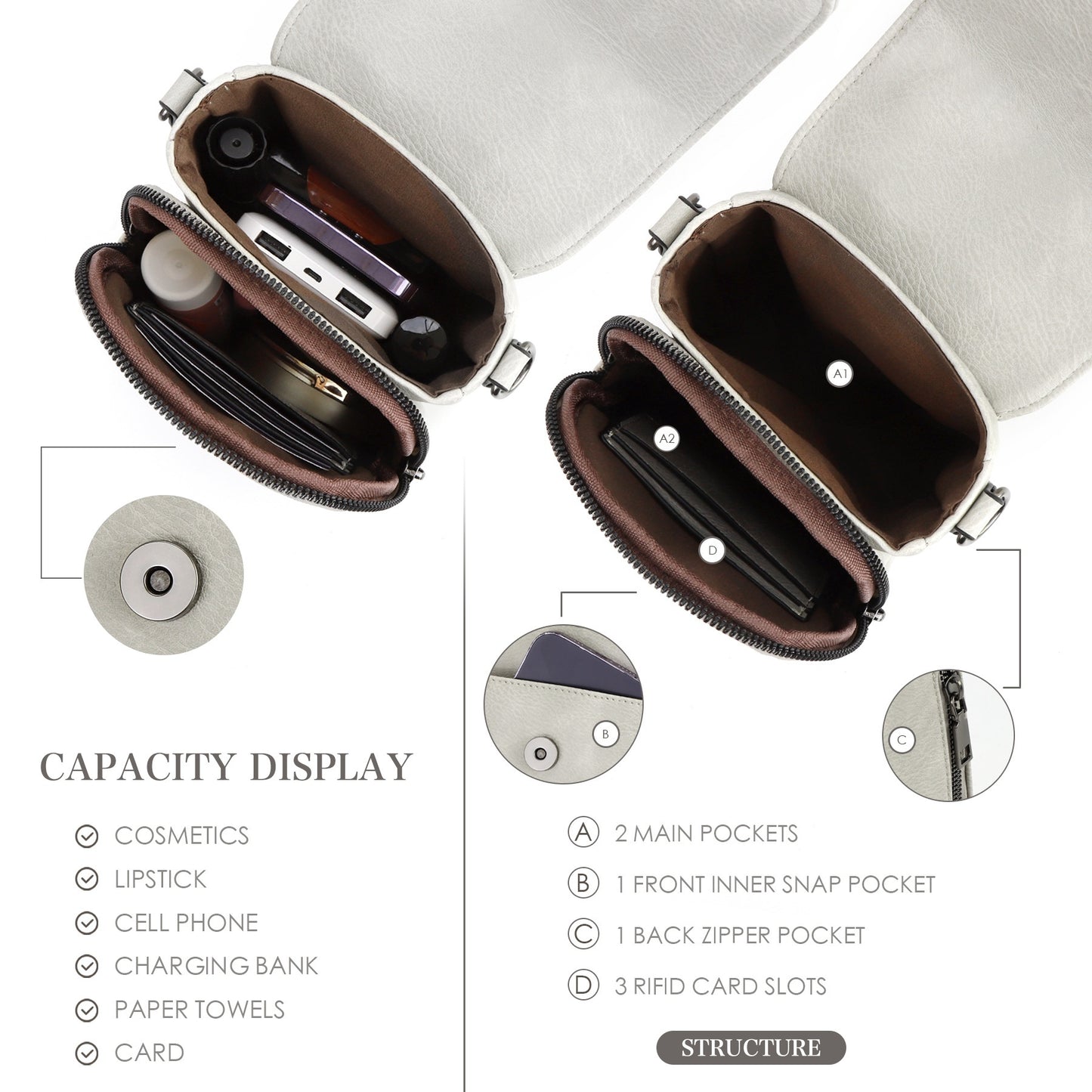 Shoulder Strap Portable Mini Small Crossbody Bag
