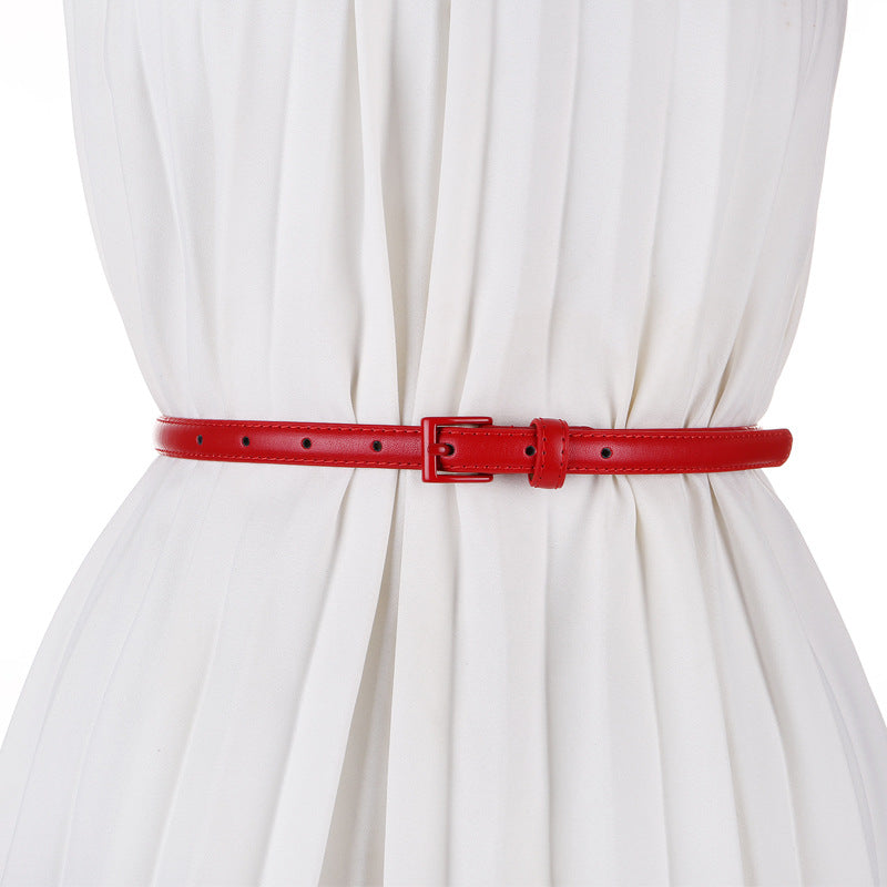 Simple All-match Fashion Decoration With Skirt Suit Pants Belt