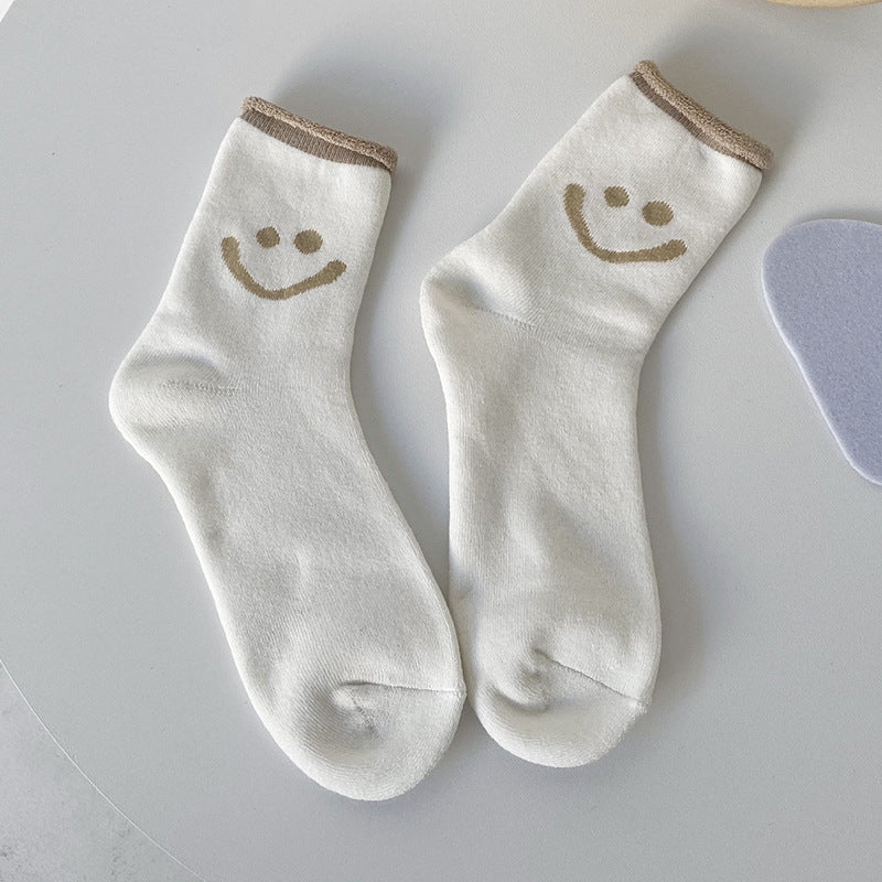New Terry Curling Thickened Warm And Comfortable Cotton Socks