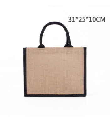 Laminated Waterproof Portable Burlap Bag