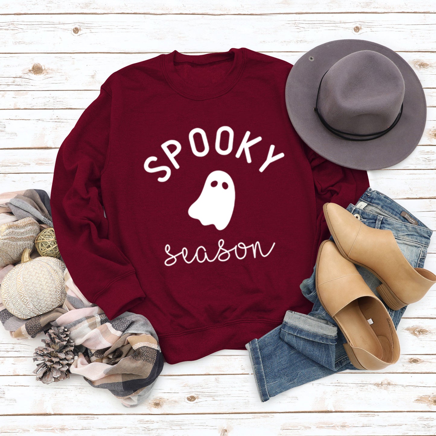 Loose Letters Autumn And Winter Round Neck Sweater Ladies