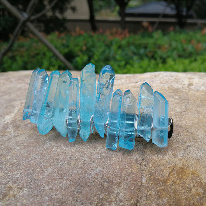 Multicolor Spring Crystal Hairpin Headwear 8cm