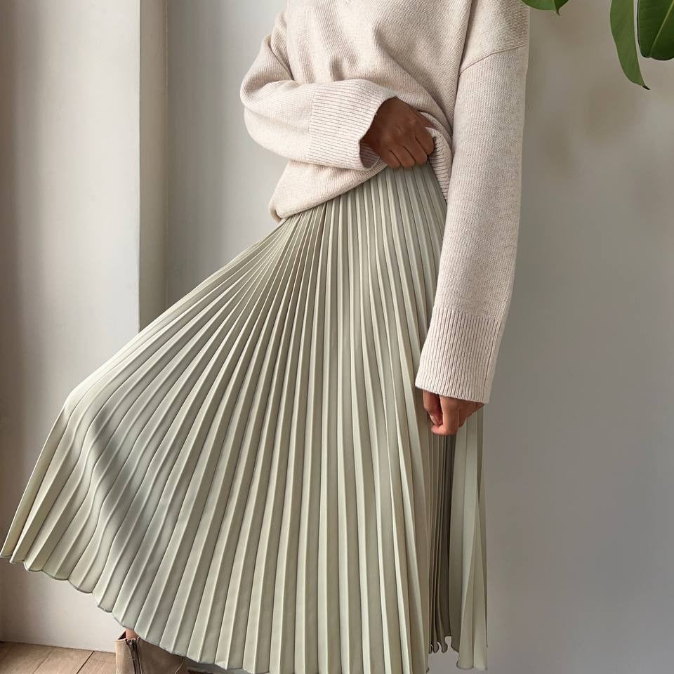 Women's Casual Versatile Pleated Organ Skirt