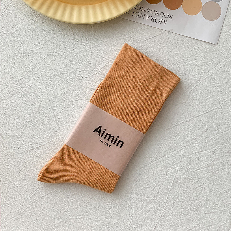 Korean Version Of Pure Cotton Ladies Socks