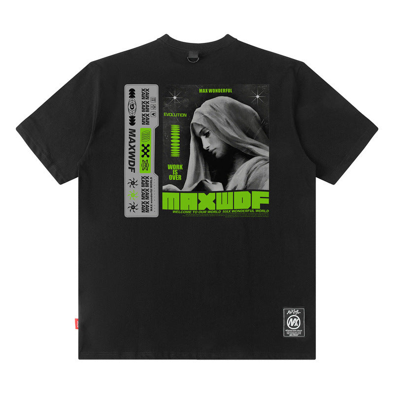 Trendy Loose Casual All-match Half-sleeve T-shirt