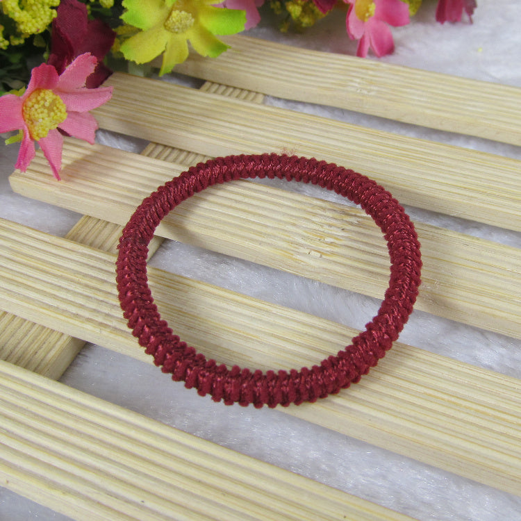 Fashion Hair Tie  Cord Unembellished Elastic Band