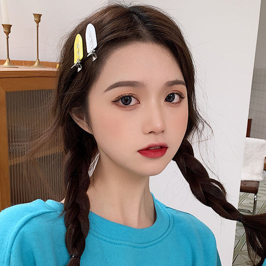 Small Leaf Duckbill Clip DIY Seamless Hair Clip Handmade Material