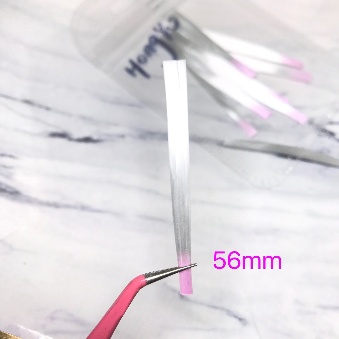 Nail extension gel phototherapy sheet glass fiber