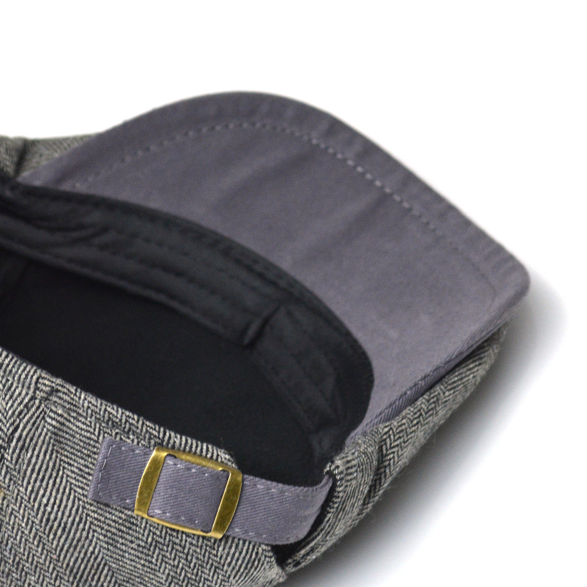 Mens Fleece-Lined Beret For Fall And Winter Warm And Cozy