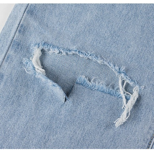 Ins Pendler Blå Bomuldsdenim Jeans til Kvinder