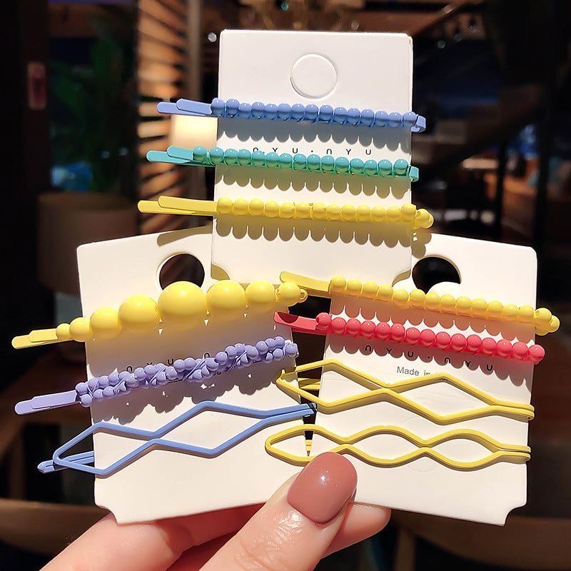Color Painted Pearl Clip