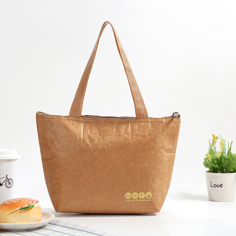 Aluminum Film Outdoor Picnic Insulation Ice Lunch Box Bag
