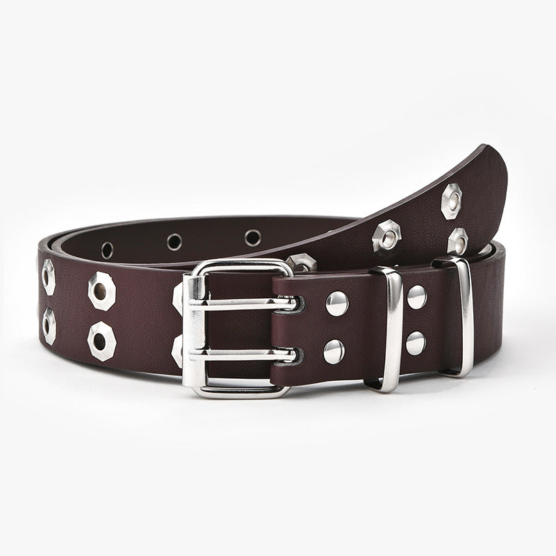 Double Breasted Waistband Hip-hop Chain Versatile