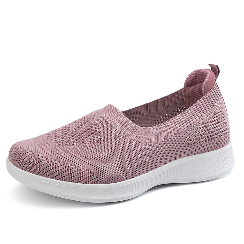 Leisure Soft Bottom Mom Shoes Slip-on Sports Large Size