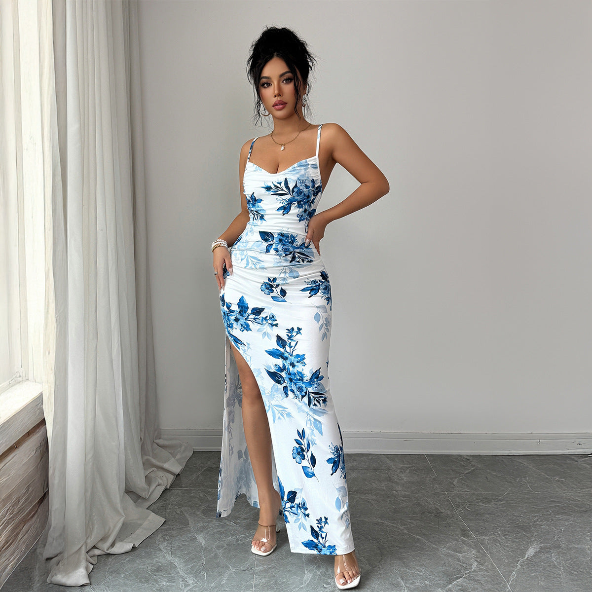 Elegant And Stylish Backless Slip Dress For Women