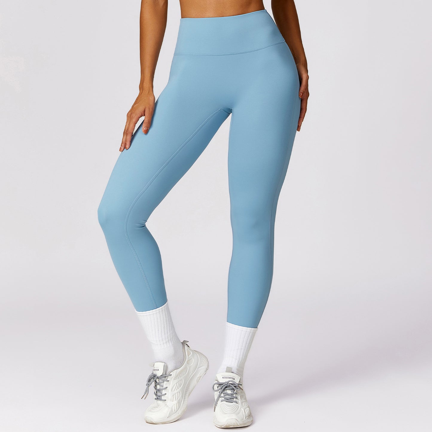 Hurtigtørrende Nude Feel Hip Raise Yoga Leggings til Kvinder