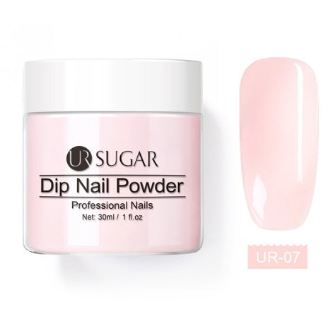 UR nail infusion powder fransk neglepudder glitter neglegødning fugtgivende pudder dyppepulver