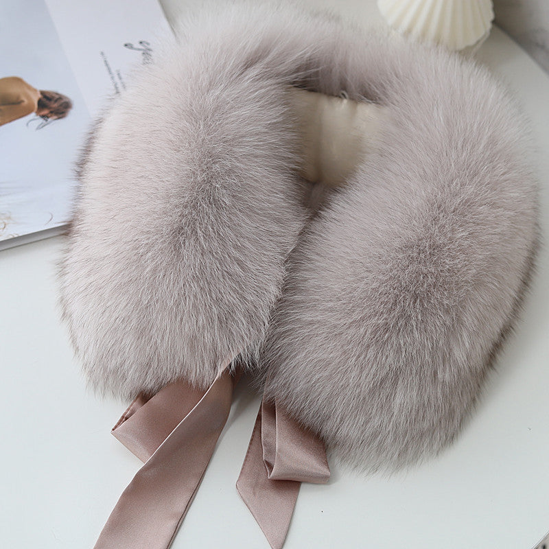 Ladies Winter Detachable Fur Collar