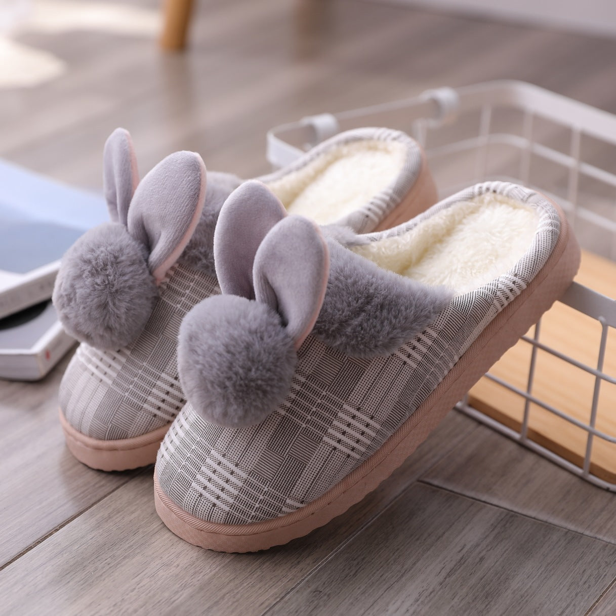 Women's cotton slippers boutique craft ball non-slip
