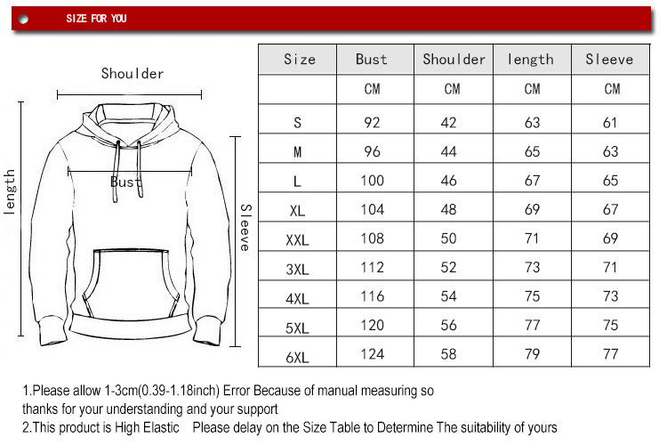 Digital Printing Plus Size Casual Pullover