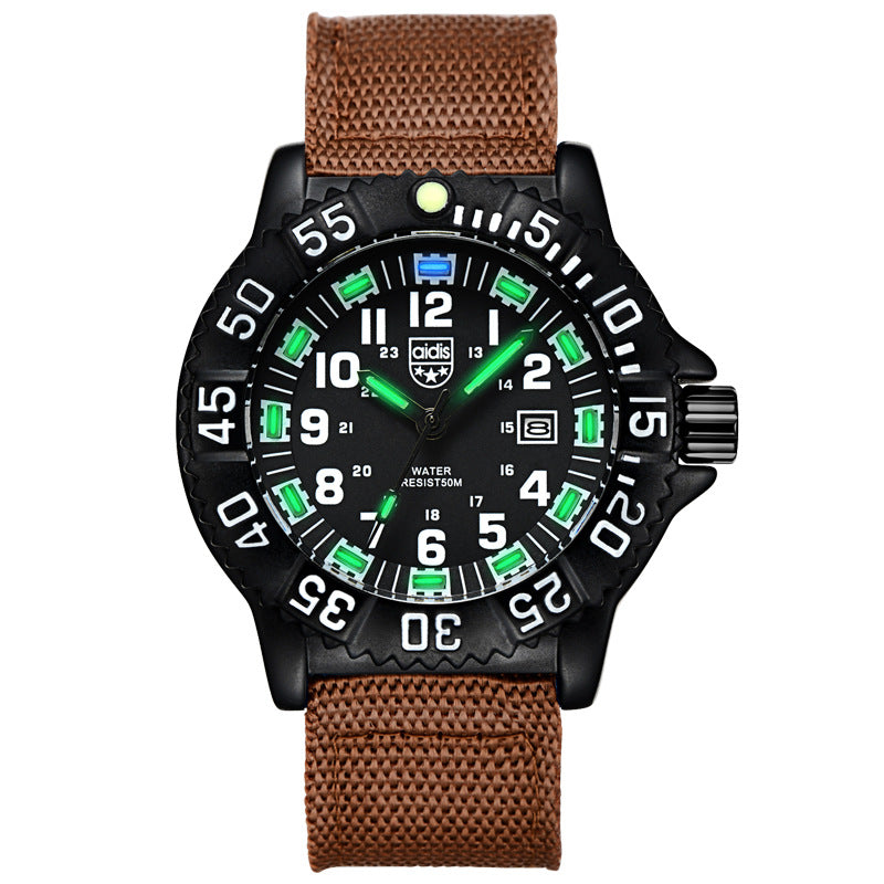 Outdoor sports luminous watch