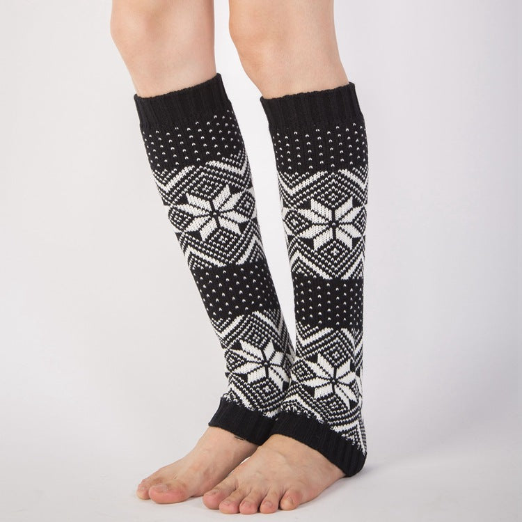 Wool knitted shoe cover
