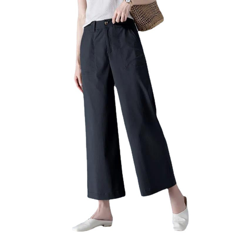 Women's High Waist Thin And Breathable Loose Casual Wide Leg Pants
