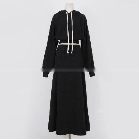 Womens Fashionable Casual Sweatshirt And Skirt Set