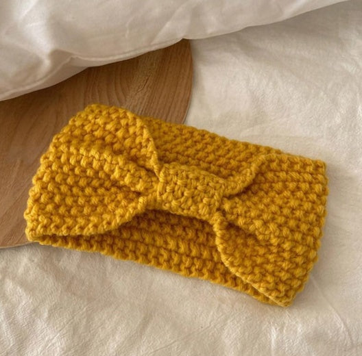 Wool Wide Brimmed Headband Hat Headwear Autumn And Winter Warm Headscarf