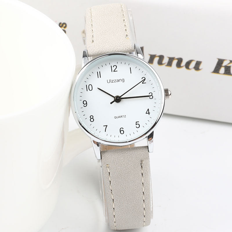 College style Korean style simple Mori series quartz watch