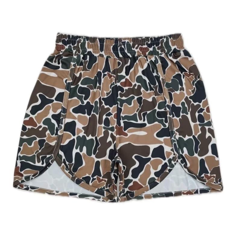 Fashion Women's Elastic Digital Printed Shorts