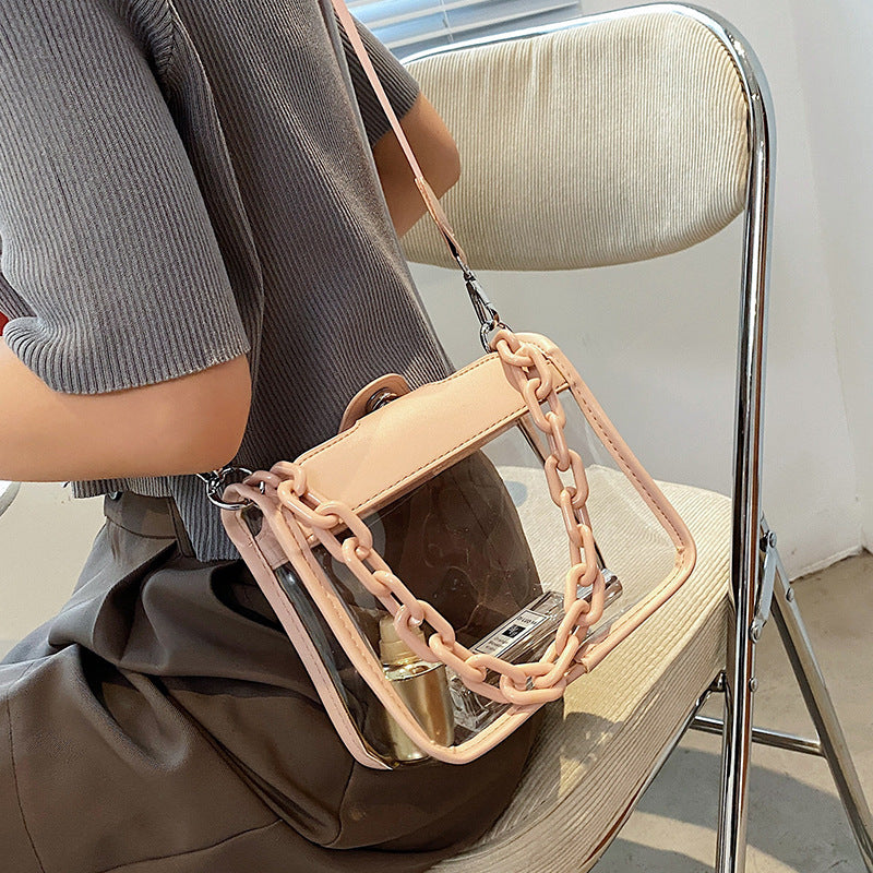 Transparent Crossbody Bag One Shoulder Jelly